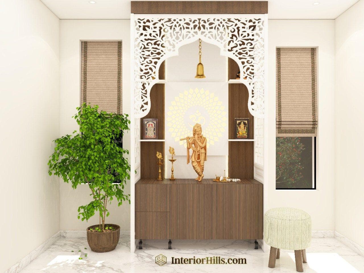 Custom Pooja Room Layout 3