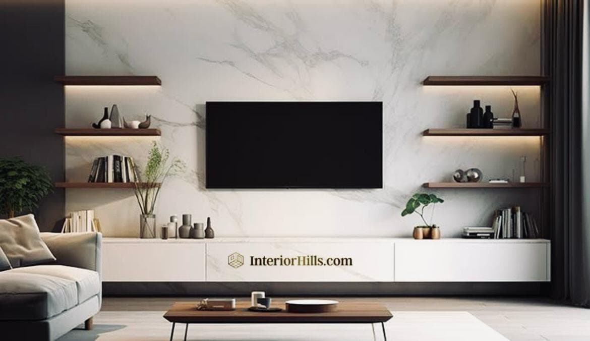 Contemporary Media Wall 7